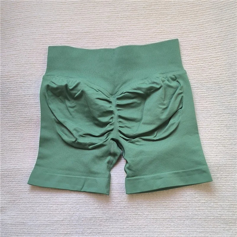 Gym Running Shorts Scrunch Butt Shorts Women Biker Cycling Shorts Seamless Leggings Sexy Athletic Yoga Shorts