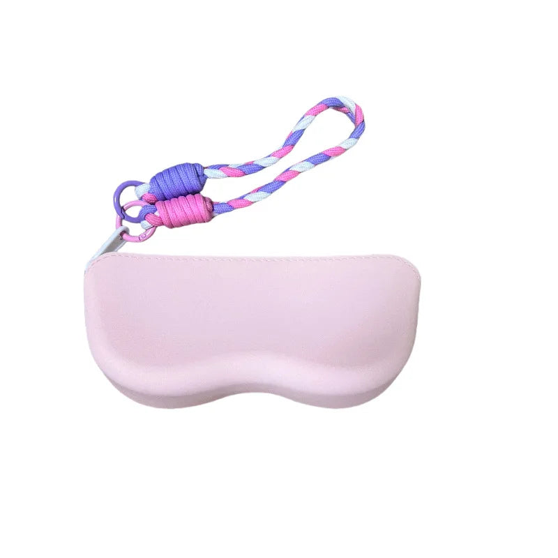 Silicone Zipper Glasses Bag Sunglasses Storage Protective Cover Hanging Bag Coin Purses For Women Girls Waterproof Glasses Box