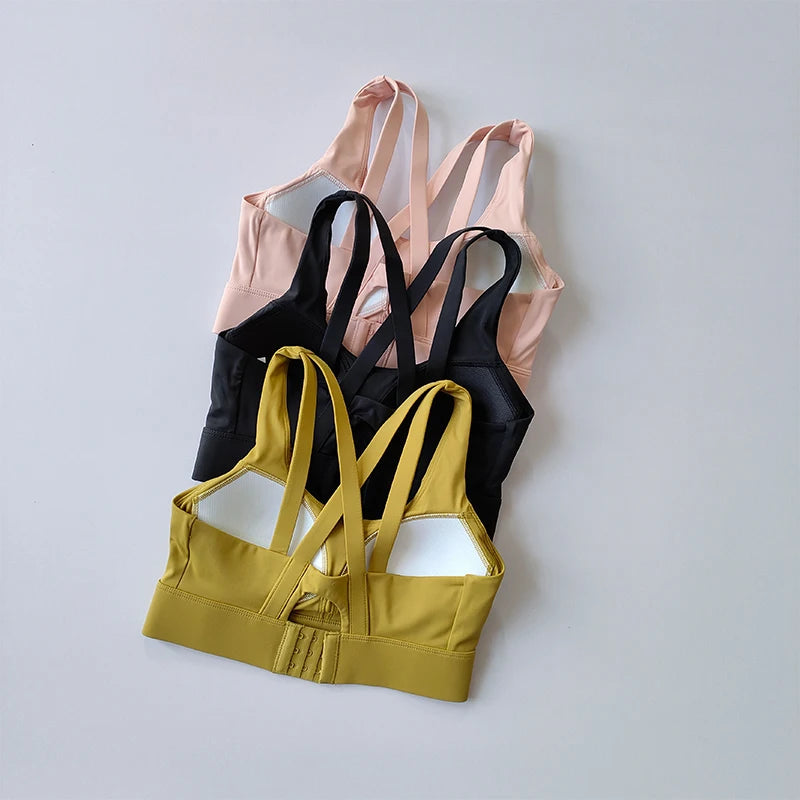 High-intensity Sports Underwear Women's Shockproof and Sagging Running and Fitness Bodybuilding Back Beautifying and Quick-dry