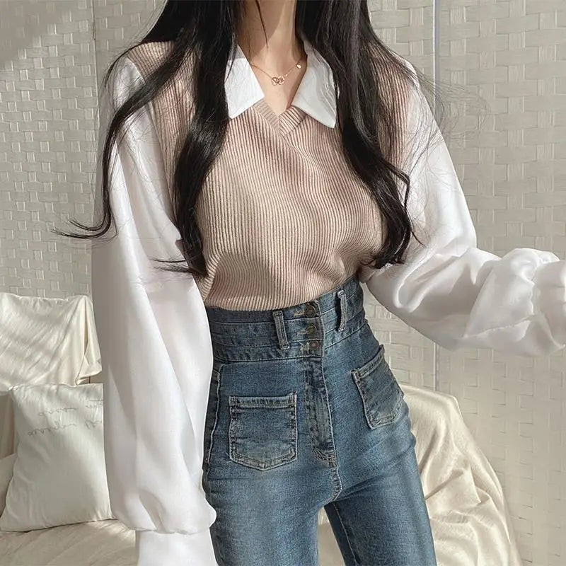 False Two-piece Polo