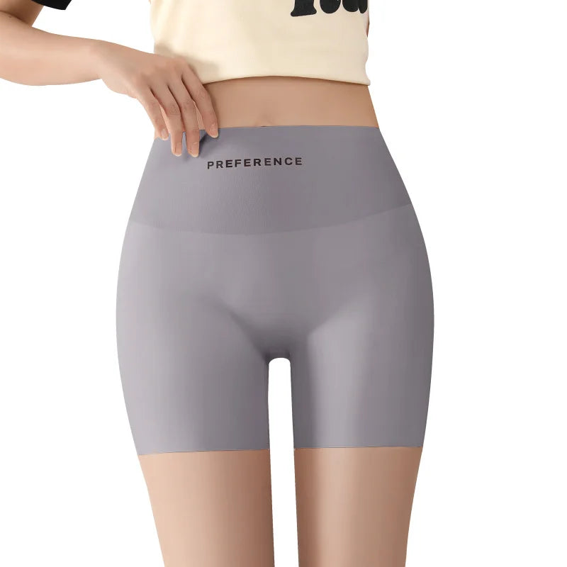 3PCS/set Protective Shorts Plus Size Shorts Seamless Underwear for Women Safety Short Pants Ice Silk Panties Summer Intimates