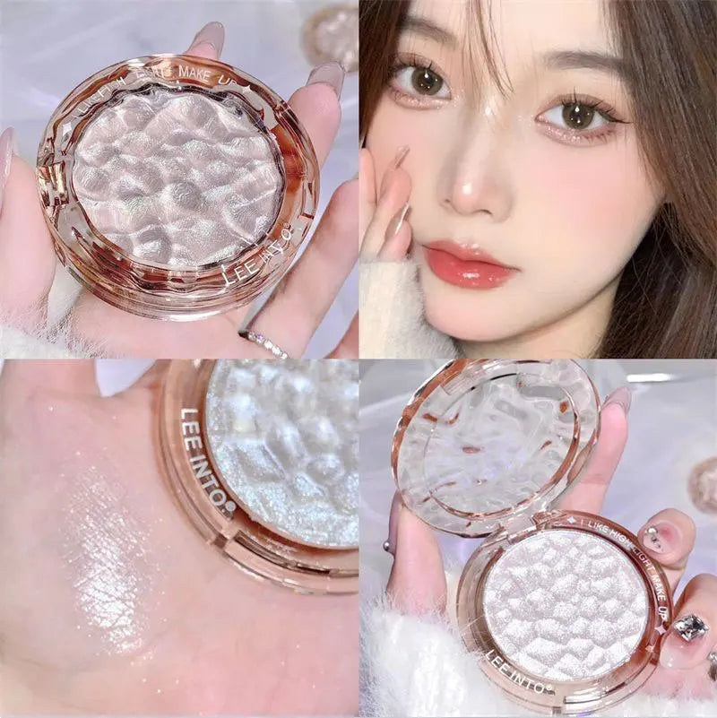 High gloss powder gloss glitter highlight contour palette natural gloss contour concealer lasting light