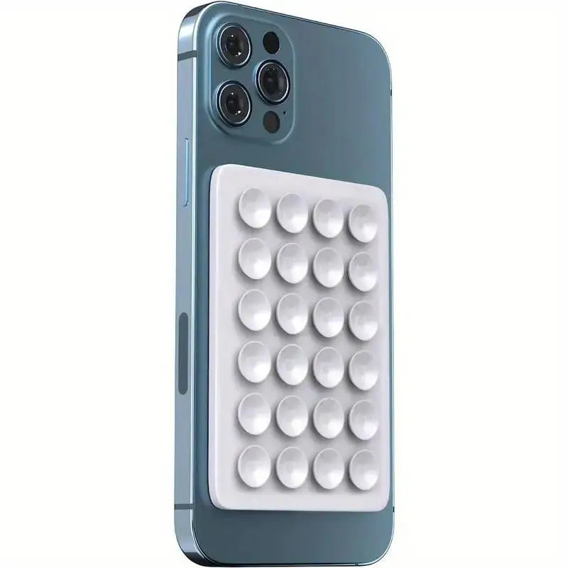 Silicone 24 Suction Phone Holder Multifunctional Suction Cup Mat Wall Stand Anti-Slip Single Sided Case Glue Mount Back Stickers