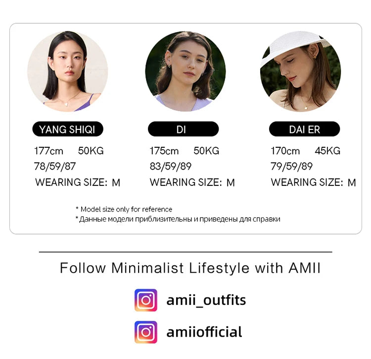 AMII Minimalism Casual Pants for Women 2025 Spring Wide Leg New Loose Vertical Elastic Waist Drawstring Sporty Trousers 12343338
