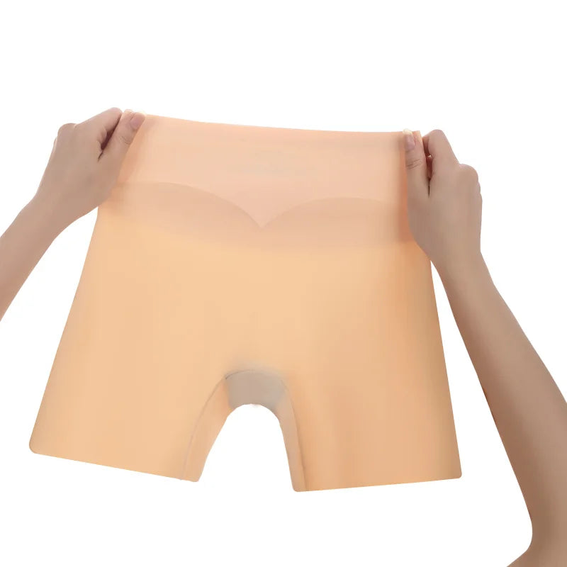3PCS/set Protective Shorts Plus Size Shorts Seamless Underwear for Women Safety Short Pants Ice Silk Panties Summer Intimates