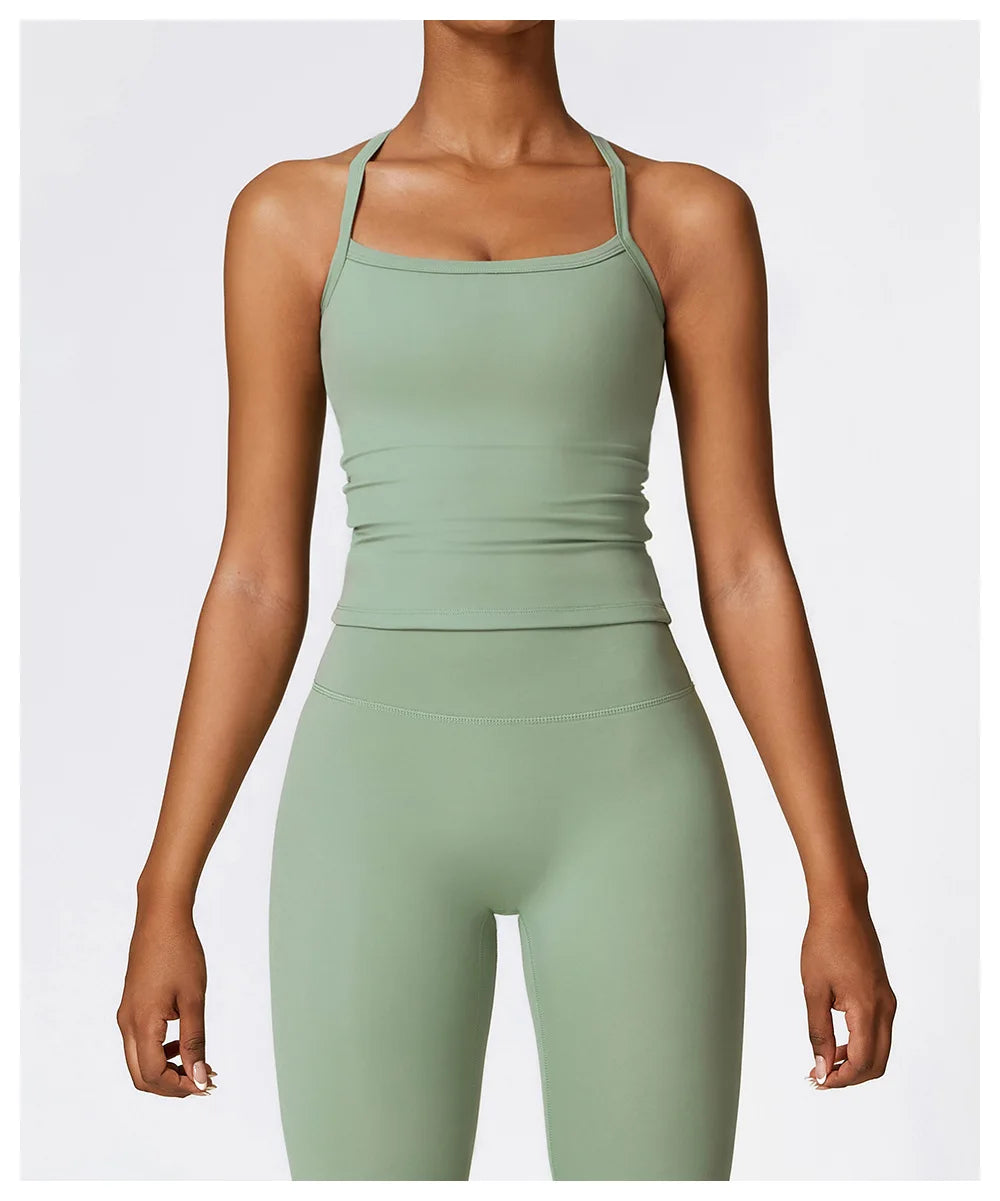 Women Cross Back Yoga Sports Bra Breathable Shock Proof Gym Workout Fitness Push up Top Yoga Running Active Sportswear Vest Bra