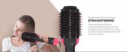 3IN1 Hot Air Brush One-Step Hair Dryer Styler and Dryer Blow Dryer Brush Professional Heating Comb 1000W Straightener Hair Comb