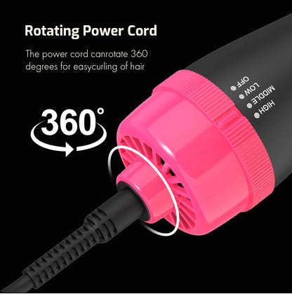 3IN1 Hot Air Brush One-Step Hair Dryer Styler and Dryer Blow Dryer Brush Professional Heating Comb 1000W Straightener Hair Comb