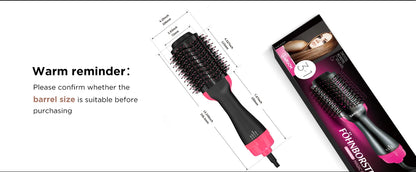 3IN1 Hot Air Brush One-Step Hair Dryer Styler and Dryer Blow Dryer Brush Professional Heating Comb 1000W Straightener Hair Comb