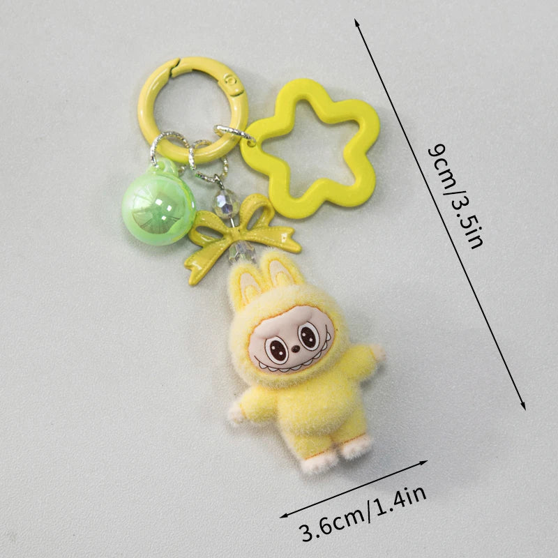 Kawaii Keychain Plush Aesthetics Keychains Cute Keychain for Bags Wedding Party Accessories Keychains Women Gifts