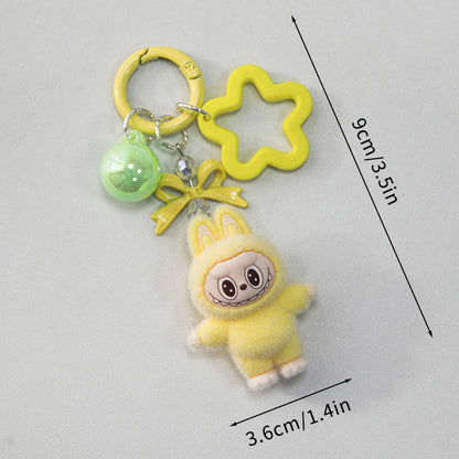 Kawaii Keychain Plush Aesthetics Keychains Cute Keychain for Bags Wedding Party Accessories Keychains Women Gifts