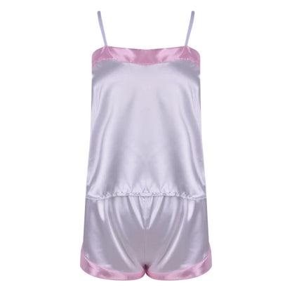 2024 Lace Pijama Dot Print Women's Pajama Sets V-Neck Stretch Satin Sexy Lingerie Sleepwear Pajamas Home Wear Nightwear Clothing