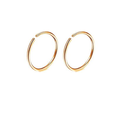 2/3/5Pcs 20G Thin Fake Septum Nose Ring, Septum Nose Rings Hoops Labret Lip Ring Fake Cartilage Tragus Helix Earrings Hoops