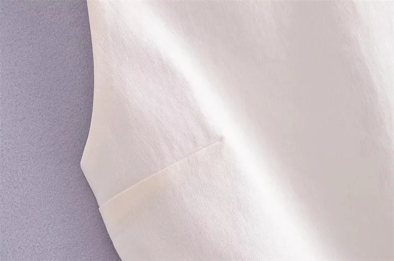 TRAF Black Backless Top Female Sleeveless White Crop Top Women Summer Sexy Tops Woman Party Women's Evening Top With Straps