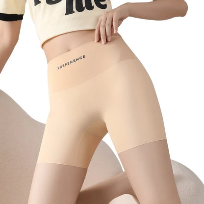 3PCS/set Protective Shorts Plus Size Shorts Seamless Underwear for Women Safety Short Pants Ice Silk Panties Summer Intimates