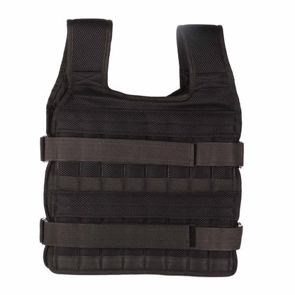 20kg Loading Weighted Vest Adjustable Loading Weight Jacket Boxing Running Sling Weight Training Workout Fitness Exercise Vest