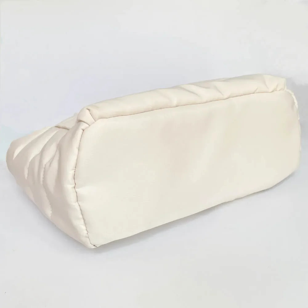 2025 New Women Fashion Shopping Bag Large Capacity Nylon Retro Shoulder Bag Leisure Outdoor Simple Handbag