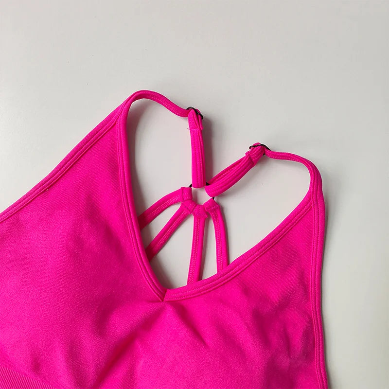 2 Pcs Yoga Sets Women High Waist Workout Outfits Gym Wear Gym Clothing Sports Suits Fitness Tracksuit Sportswear Shorts Suit