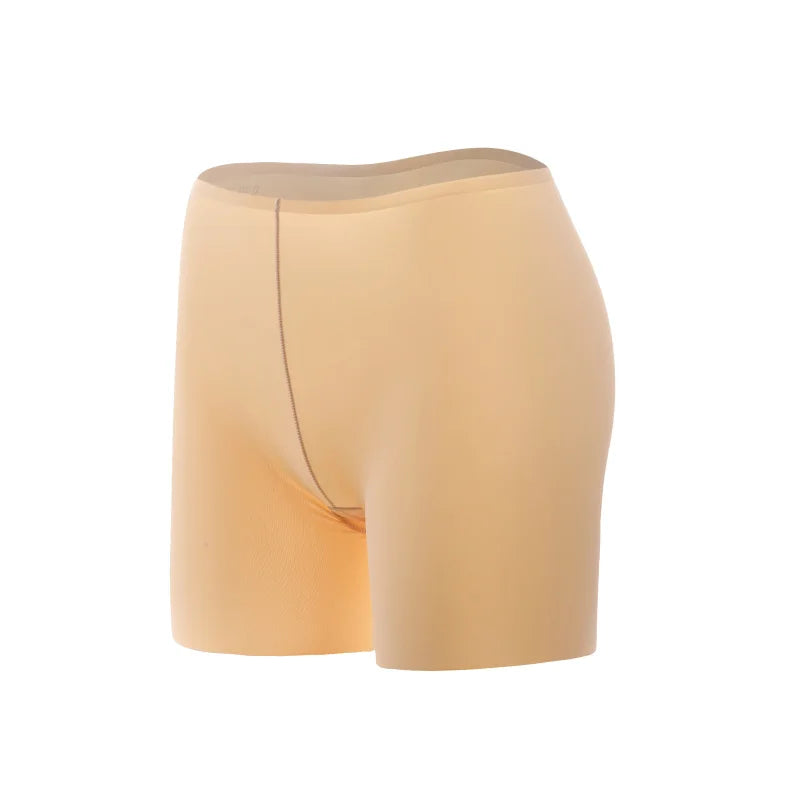3PCS Women Underwear Slimming Shorts Seamless High Waist Shaper Panties Underware Safety Short Pants Ice Silk Women's Protective