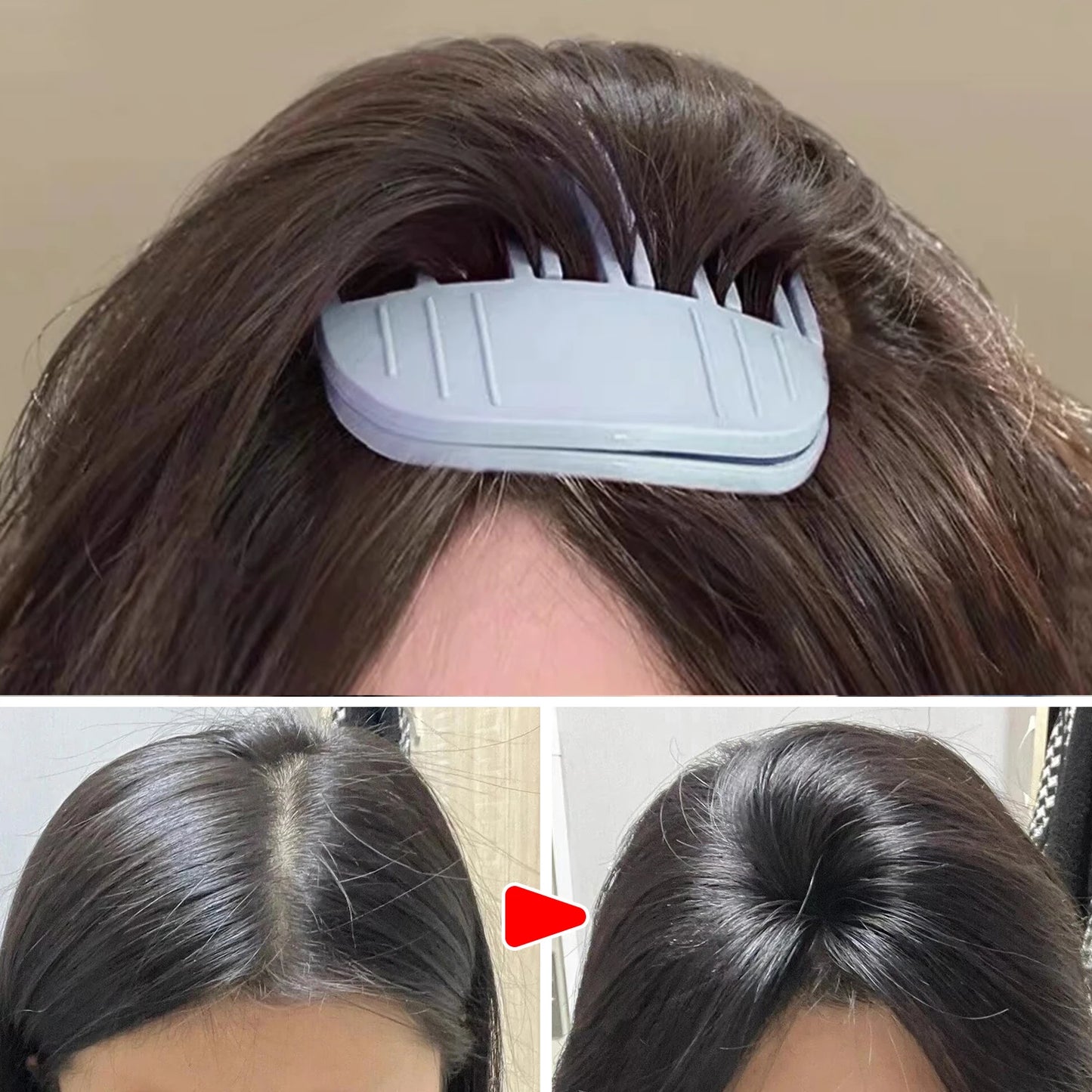 1/2pcs Korean Fluffy Hair Roots Clips Comb Lazy Hair Top Styling Curling Barrel Portable Hairs Clip Volume Wind Sculpting Comb
