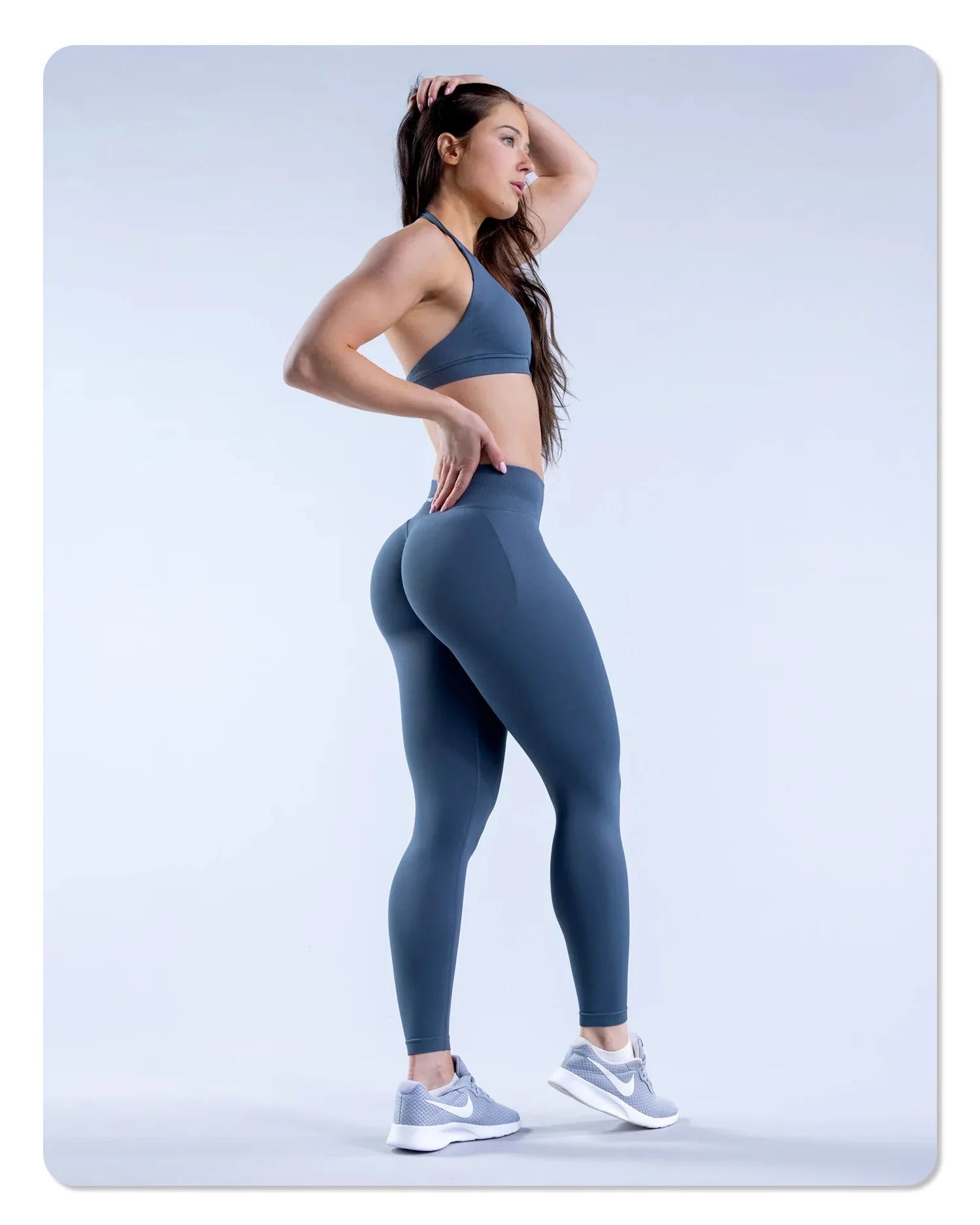 2025 impact summer long shorts leggings set gym mujer bra dyfne sports women fit pant