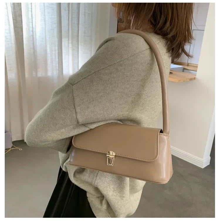 Luxury Brand Crossbody Bags for Women Fashion Design Underarm 2024 Woman Shoulder Bag Female Handbag and Purses Solid Color