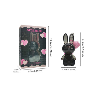 Gege Bear Pink Rabbit Velvet Matte Lip Cream Black Rabbit Water light lip glaze matte mirror pendant lipstick lip gloss