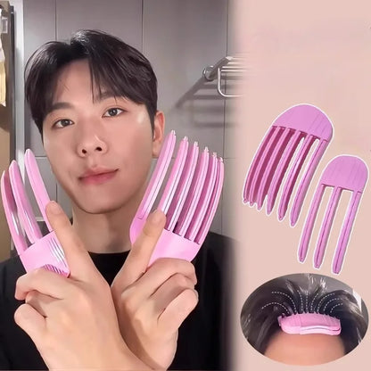 1/2pcs Korean Fluffy Hair Roots Clips Comb Lazy Hair Top Styling Curling Barrel Portable Hairs Clip Volume Wind Sculpting Comb