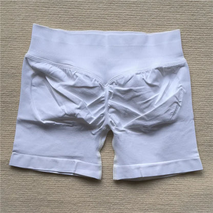 Gym Running Shorts Scrunch Butt Shorts Women Biker Cycling Shorts Seamless Leggings Sexy Athletic Yoga Shorts