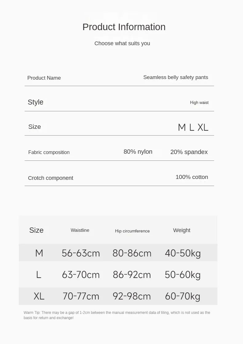 3PCS Women Underwear Slimming Shorts Seamless High Waist Shaper Panties Underware Safety Short Pants Ice Silk Women's Protective
