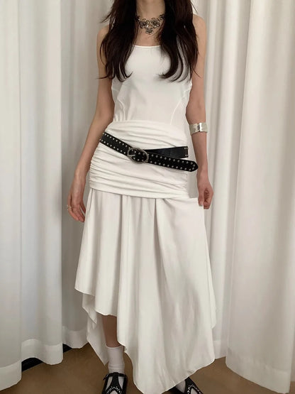 Bohemian Rivet Belt Women 2024 New High-End Design Niche With Dress Y2K Belt Trend
