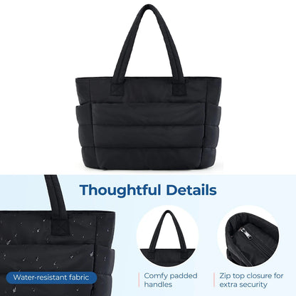 Women's Handbag, Lightweight And Fluffy Tote Bag, Suitable For Travel, Work, Beach, Gym, Large Capacity And Easy To Carry