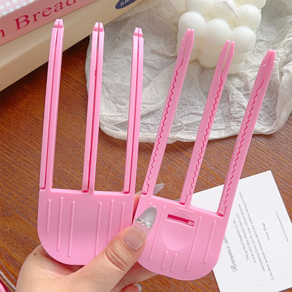 1/2pcs Korean Fluffy Hair Roots Clips Comb Lazy Hair Top Styling Curling Barrel Portable Hairs Clip Volume Wind Sculpting Comb