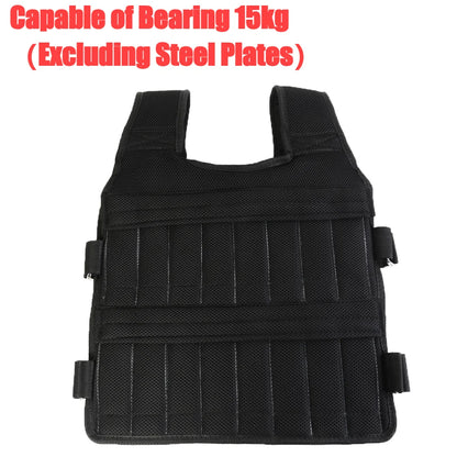 3/15/20/50kg Weight Training Suit Empty Bag Fitness Running Vest Adjustable Weight Jacket Workout Equipment for Workout Jogging