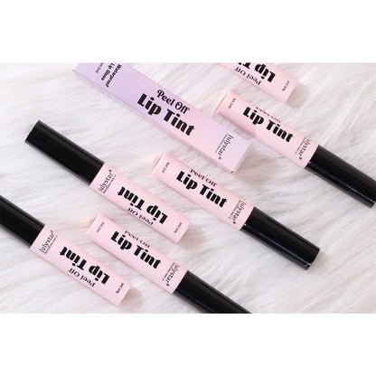 Julystar Peel Off Liquid Lipstick 6 Color Waterproof Lasting Matte Pink Lip Gloss Moisturizer Tear-off Lip Stain Cosmetic Makeup
