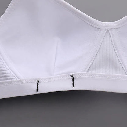 Girl Training Bras Cotton Underwear Back Buckle Design Bralette Adolescent Comprehensive Breathable Teenager Girl Sport Tops Bra