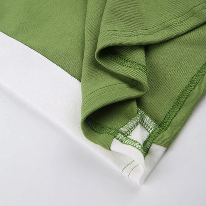 Sleeveless Knitted Crop Tops Green Sexy Basic Patchwork 2024 Summer Casual Cami Backless Y2k Vintage Tank Top Women