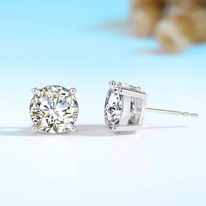 Szjinao 2025 Trending Earrings Moissanite Gold 18k Real Original With Certificate Wedding Luxury Jewelry For Women Wholesale Hot
