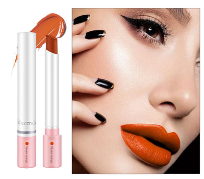 4 pcs/set Cigarette Lipstick Set Long Lasting Lip Glaze Matte Lip Gloss Waterproof Lip Stick Tube Nude Lip Tint Makeup Cosmetics