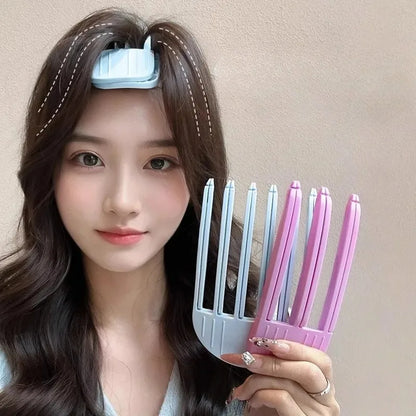 1/2pcs Korean Fluffy Hair Roots Clips Comb Lazy Hair Top Styling Curling Barrel Portable Hairs Clip Volume Wind Sculpting Comb