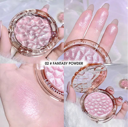 High gloss powder gloss glitter highlight contour palette natural gloss contour concealer lasting light