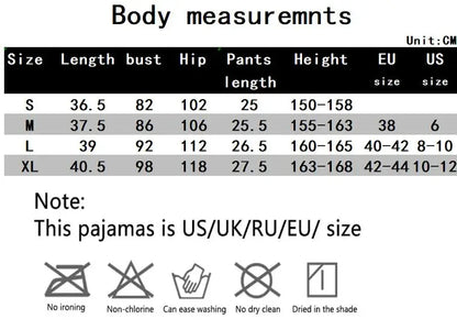 Women 2psc Pajama Set Pink Lace Patchwork V-Neck Sleepwear Sexy Nighties Suit Cami Top Printed Shorts Soft Pyjamas Loungewear