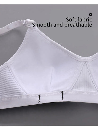 Girl Training Bras Cotton Underwear Back Buckle Design Bralette Adolescent Comprehensive Breathable Teenager Girl Sport Tops Bra