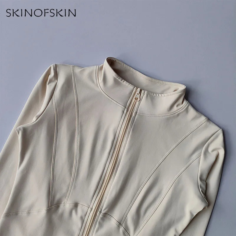 New Yoga Coat Women's Professional Speed Drying Sports Running and Cycling Coat T-Shirt Clothing Long Sleeve Fitness Top Suit