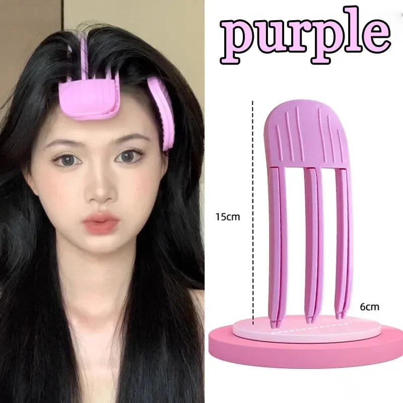 1/2pcs Korean Fluffy Hair Roots Clips Comb Lazy Hair Top Styling Curling Barrel Portable Hairs Clip Volume Wind Sculpting Comb