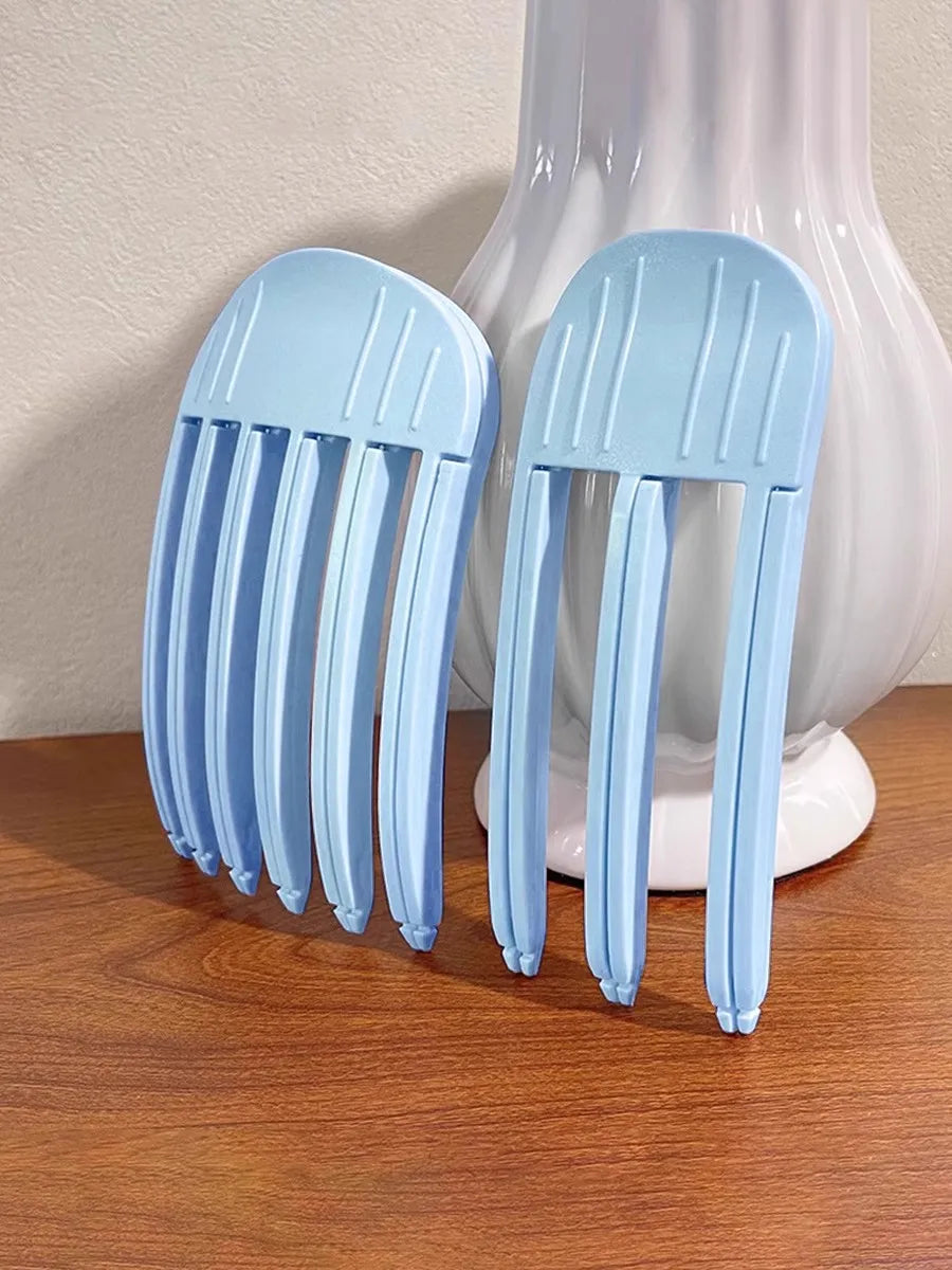 1/2pcs Korean Fluffy Hair Roots Clips Comb Lazy Hair Top Styling Curling Barrel Portable Hairs Clip Volume Wind Sculpting Comb
