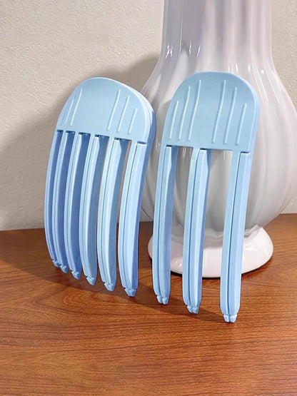 1/2pcs Korean Fluffy Hair Roots Clips Comb Lazy Hair Top Styling Curling Barrel Portable Hairs Clip Volume Wind Sculpting Comb