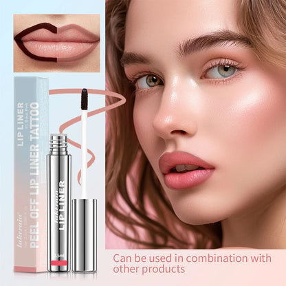 4Color Peel Off Lip Liner Tattoo Waterproof Long Lasting Matte Non-Stick Fading Lip Tint Sexy Red Contour Lips Make Up Cosmetics