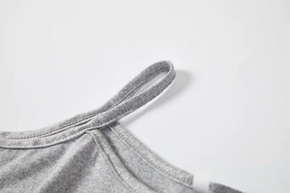 Women Pajamas Sleepwear Pajama Set Nightgowns Camisole Shorts Nightclothes Pink Gray XL XXL Summer Smooth Soft Casual