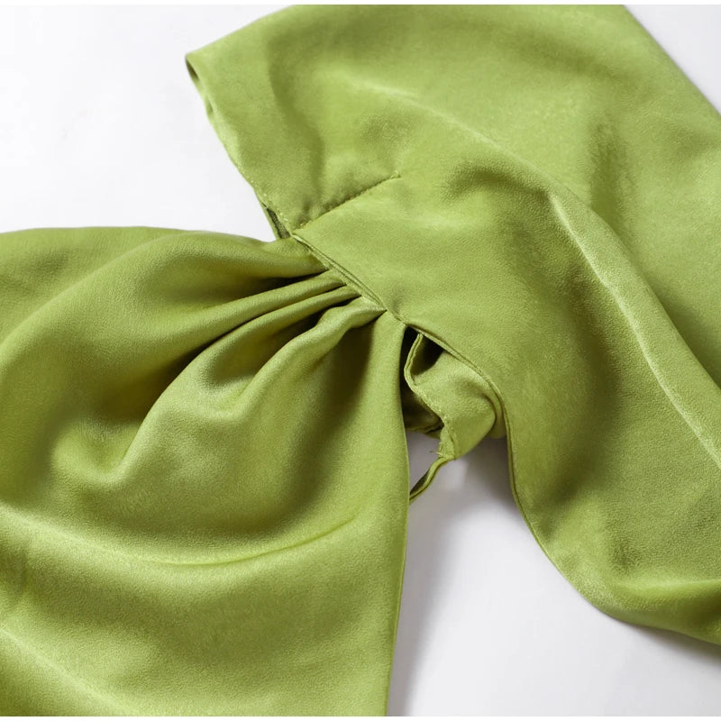 Elegant Solid Ribbon Women Halter Dress Off Shoulder Sleeveless Backless Slim Female Maxi Dresses 2025 Summer New Chic Lady Robe